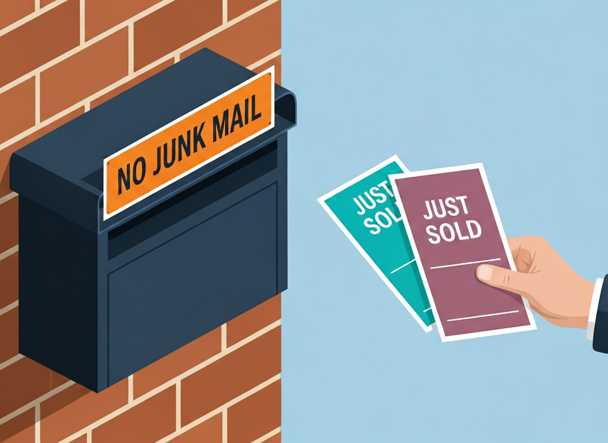 No junk mail mailbox